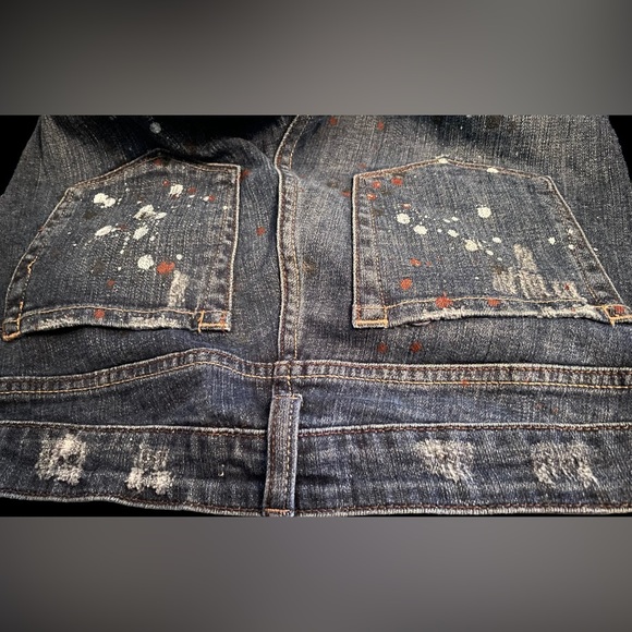 2.1 Denim “Paint Spatter” Jeans - Picture 7 of 8